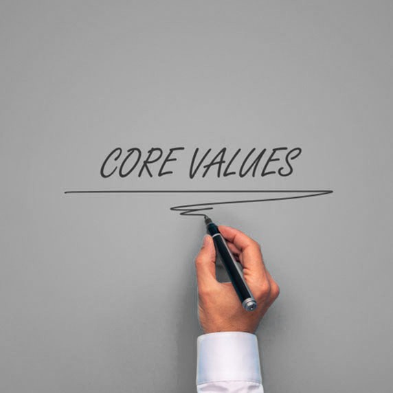  Our culture is built around the following values: 